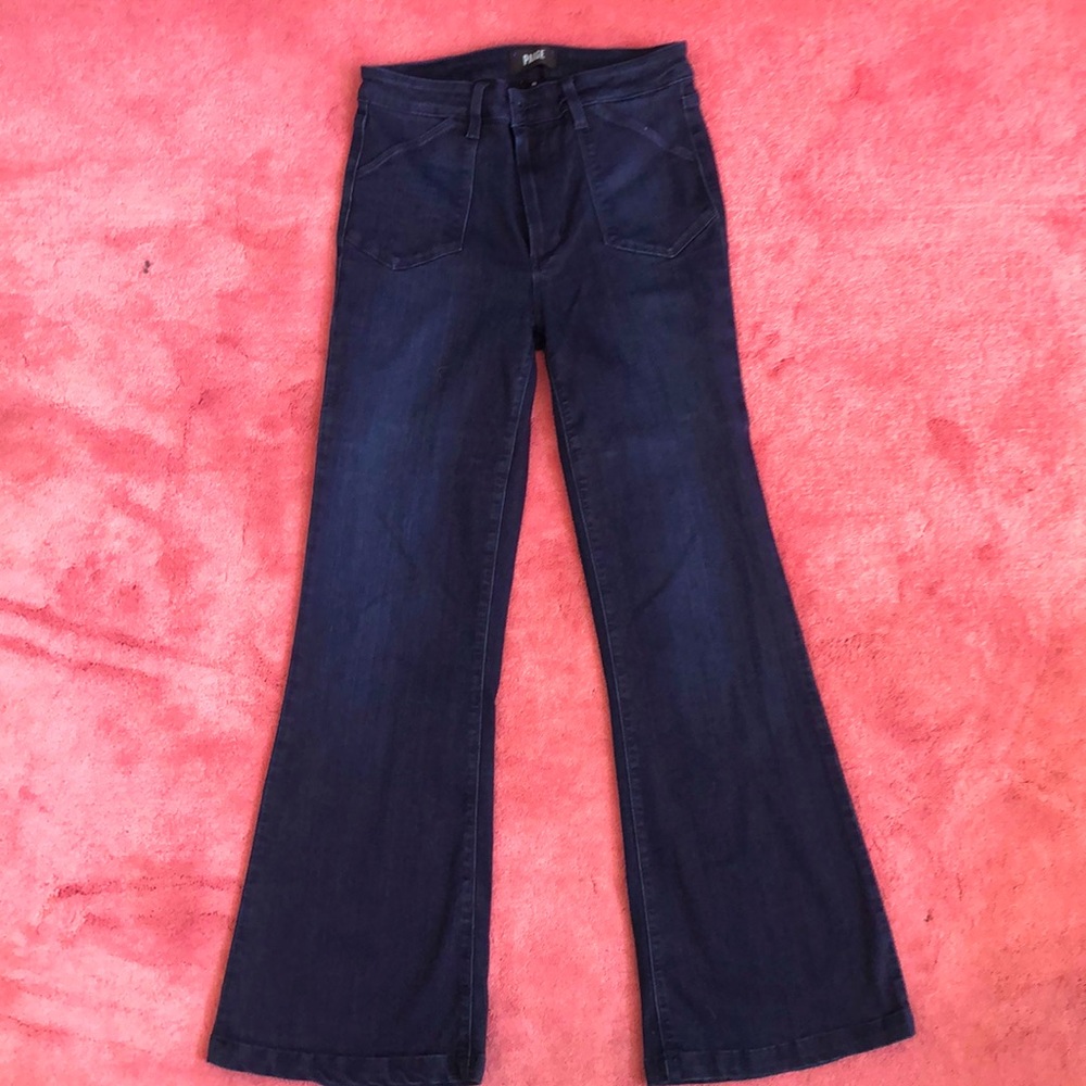 Paige wide leg denim pants